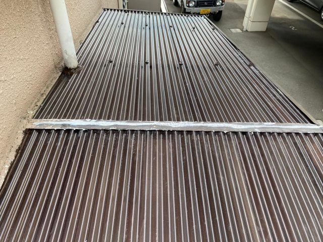 姫路市で張り替えたポリカナミイタ